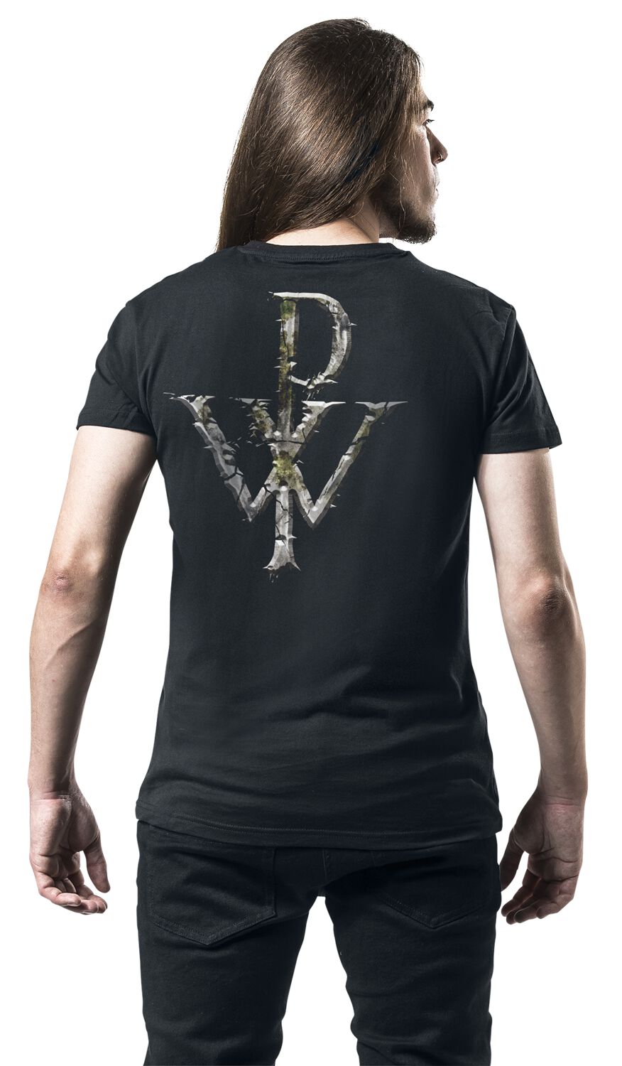 Camiseta para hombre Powerwolf - Stone Wolf - Negro Camiseta para hombre Powerwolf - Stone Wolf - Negro