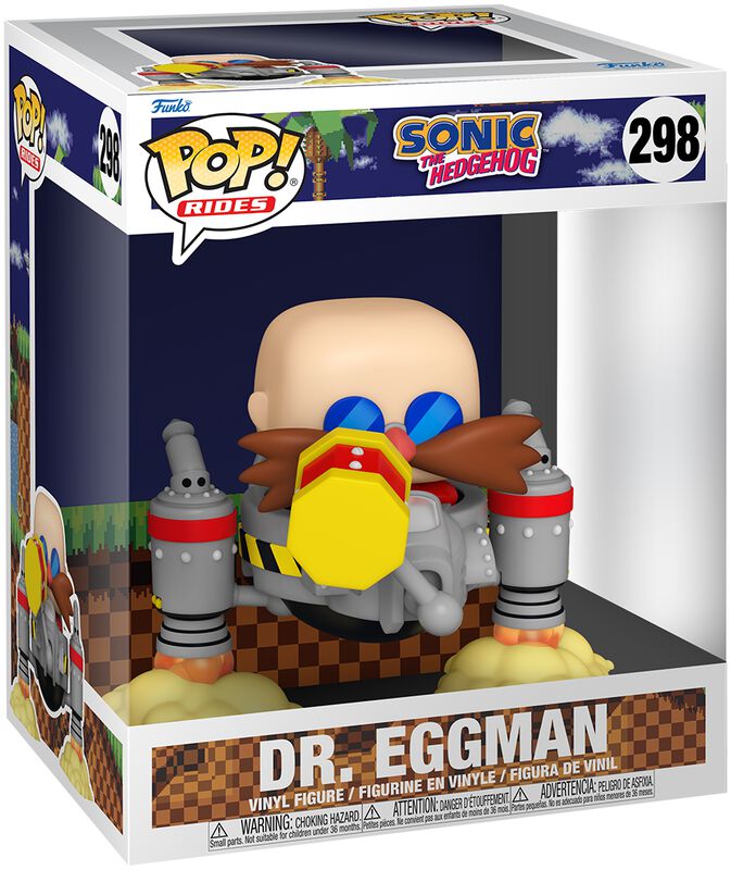 Figura vinilo Dr. Eggman (Pop! Ride) 298
