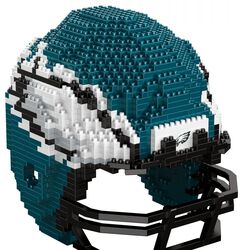 Philadelphia Eagles - 3D BRXLZ - Replica helmet, NFL, Juguete