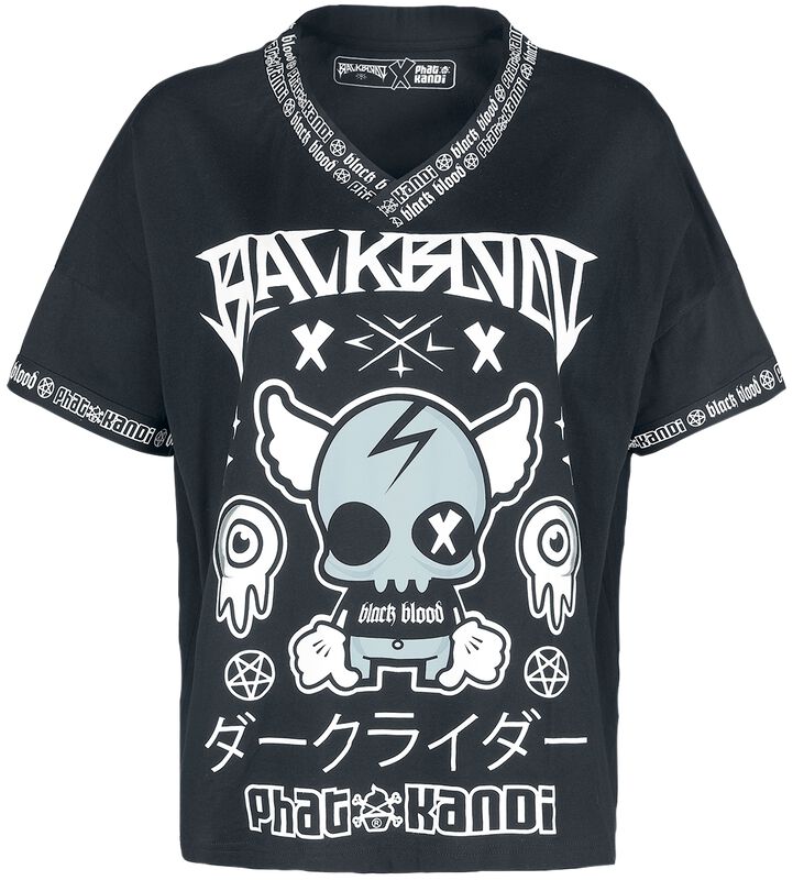 Phat Kandi X Black Blood by Gothicana - Camiseta