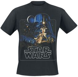 Episode 4 - A New Hope - Classic Poster, Star Wars, Camiseta