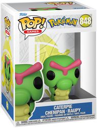 Figura vinilo Caterpie - Chenipan - Raupy no. 848, Pokémon, ¡Funko Pop!