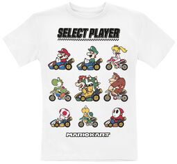 Kids - Choose Your Driver, Super Mario, Camiseta