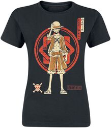 Luffy Logo, One Piece, Camiseta