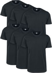 Camiseta básica 6-Pack, Urban Classics, Camiseta