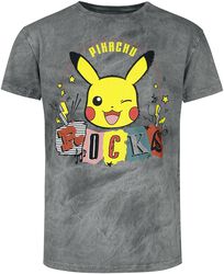Pikachu - Rocks, Pokémon, Camiseta