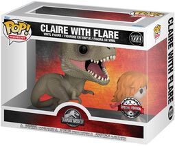 Figura vinilo Jurassic World - Claire with flare (POP! Moment) no. 1223, Jurassic Park, Funko Movie Moments