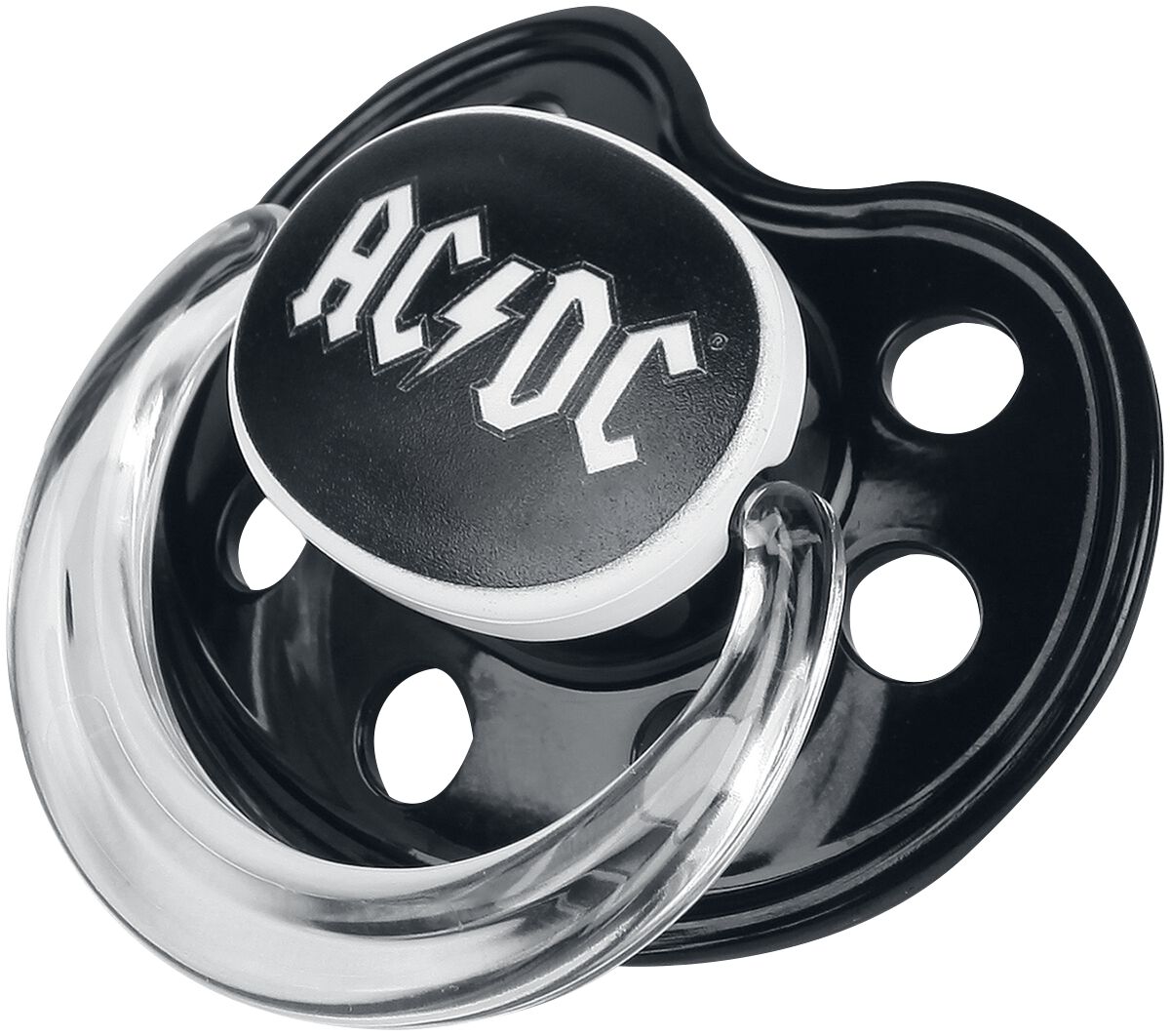 Ac/dc logotipo chupete de metal-Kids