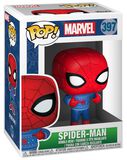 Figura Vinilo Spider-Man (Holiday) 397, Spider-Man, ¡Funko Pop!
