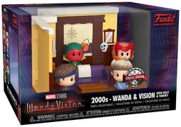 Figura vinilo 2000s Wanda and Vision (with Billy and Tommy) (Mini Moments)