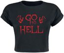 Go To Hell Cropped Top, Top Corto Go To Hell, Top