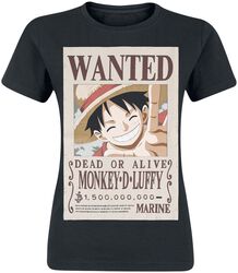 Wanted, One Piece, Camiseta