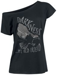 Darkness... My old friend, Wednesday, Camiseta