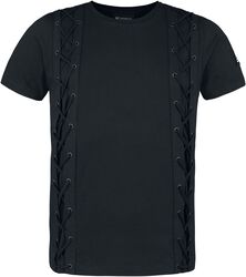 Mens’ black Gunner top, Chemical Black, Camiseta