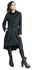 Gothicana X Anne Stokes - Abrigo negro con gran capucha y cordón