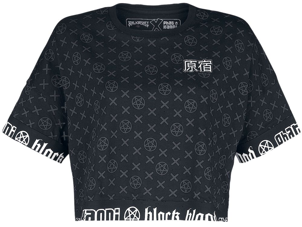 Phat Kandi X Black Blood by Gothicana - Camiseta corta