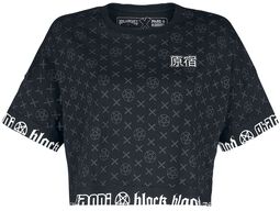 Phat Kandi X Black Blood by Gothicana - Camiseta corta, Black Blood by Gothicana, Camiseta