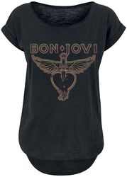 Heart & Dagger Outline, Bon Jovi, Camiseta