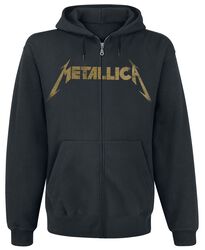Hetfield Iron Cross Guitar, Metallica, Capucha con cremallera