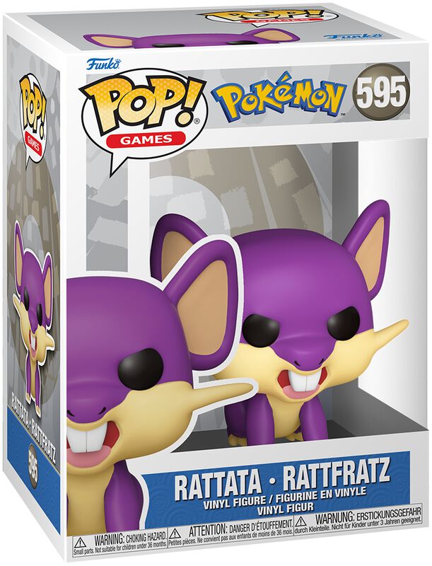 Figura vinilo Rattata - Rattfratz no. 595