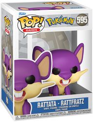 Figura vinilo Rattata - Rattfratz no. 595, Pokémon, ¡Funko Pop!