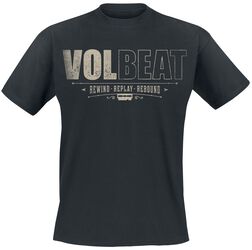 Distressed Logo, Volbeat, Camiseta