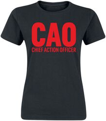 CAO Logo, Chief Action Officer, Camiseta