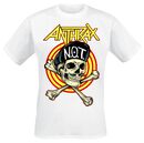 Not Man Skull, Anthrax, Camiseta