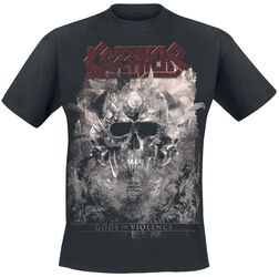 Gods Of Violence-Skulls, Kreator, Camiseta