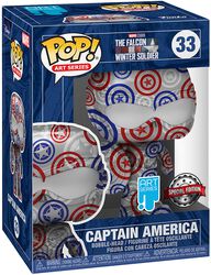 Figura vinilo Captain America (art series) (incl. protector box) no. 33