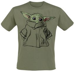 The Mandalorian - Grogu - Sketch, Star Wars, Camiseta