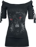 Devils Eye Panther Cut-Out, Gothicana by EMP, Camiseta