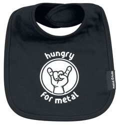 Metal Kids - Hungry For Metal, Slogans, Babero