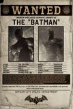 Arkham Origins - Wanted, Batman, Póster