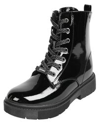 Black Patent PU Boots, Dockers by Gerli, Botas niños