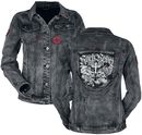 Rock Denim Jacket with Details, Rock Rebel by EMP, Chaqueta Tejana