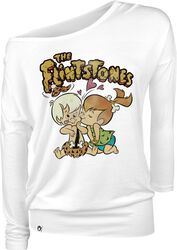 Pebbles and Bambam, The Flintstones, Camiseta Manga Larga