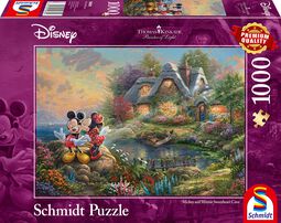 Thomas Kinkade Studios - Sweethearts Mickey and Minnie, Mickey Mouse, Puzzle