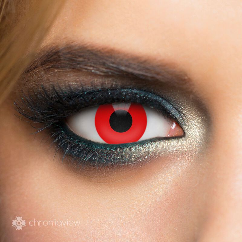 Chromaview Red Vampire Daily Disposable Contact Lenses