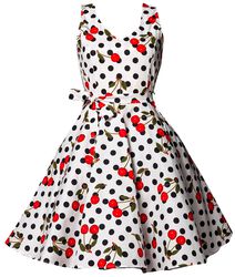 Swing Cherry Dress, Belsira, Vestidos de longitud media