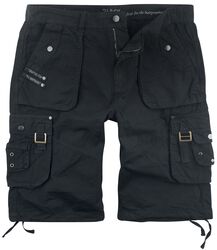 Black Army Shorts with Practical Pockets