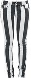 Wide Stripe Skarlett (Slim Fit), Gothicana by EMP, Pantalones de tela