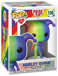 Figura vinilo Pride 2022 - Harley Quinn (Rainbow) no. 156, Harley Quinn, ¡Funko Pop!