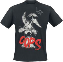 Coyote - Oops - Anvil, Looney Tunes, Camiseta