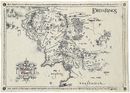 Middle Earth Map, El Señor de los Anillos, Póster