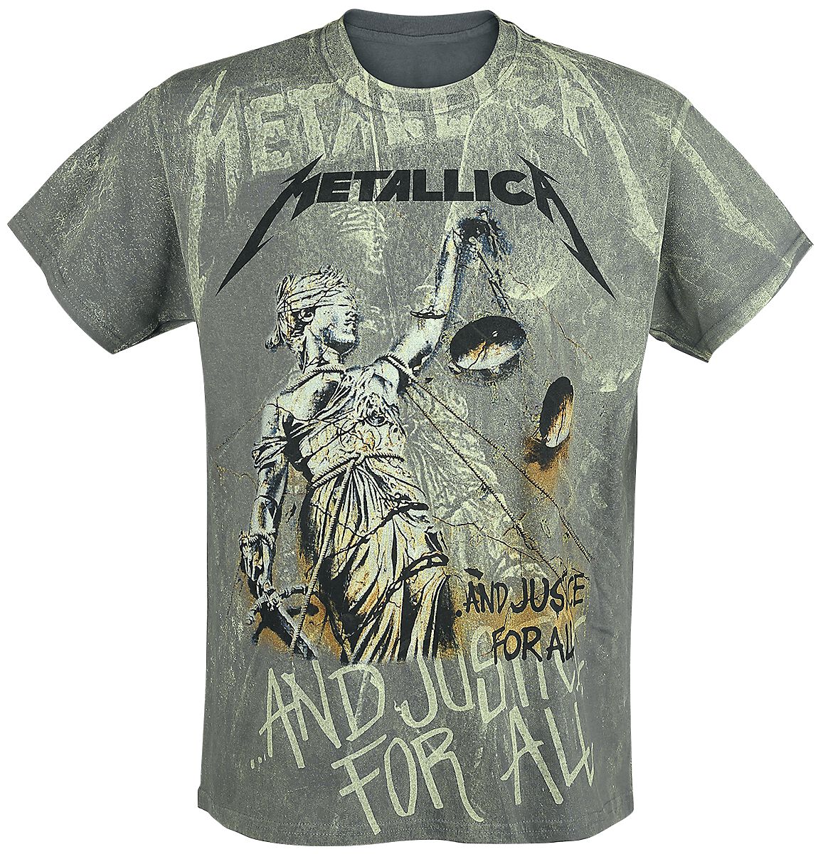 And Justice For All - Neon Backdrop | Metallica Camiseta |