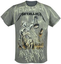 ... And Justice For All - Neon Backdrop, Metallica, Camiseta
