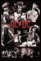 Live - (Collage), AC/DC, Póster