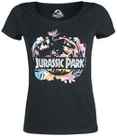 Logo - Floral, Jurassic Park, Camiseta