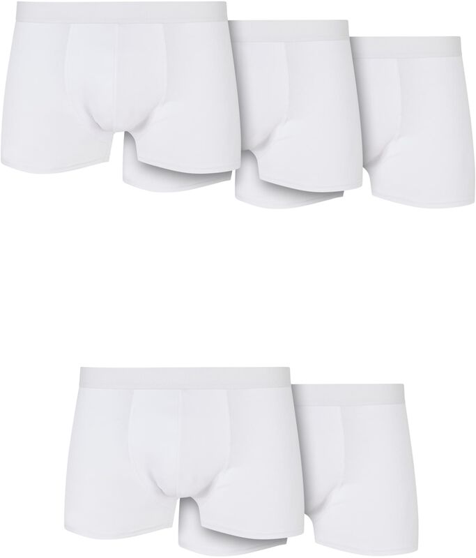 Cinco boxers de algodón orgánico